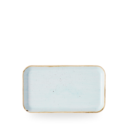 Churchill Stonecast Duck Egg Blue rechthoekig bord 26 x 15 cm