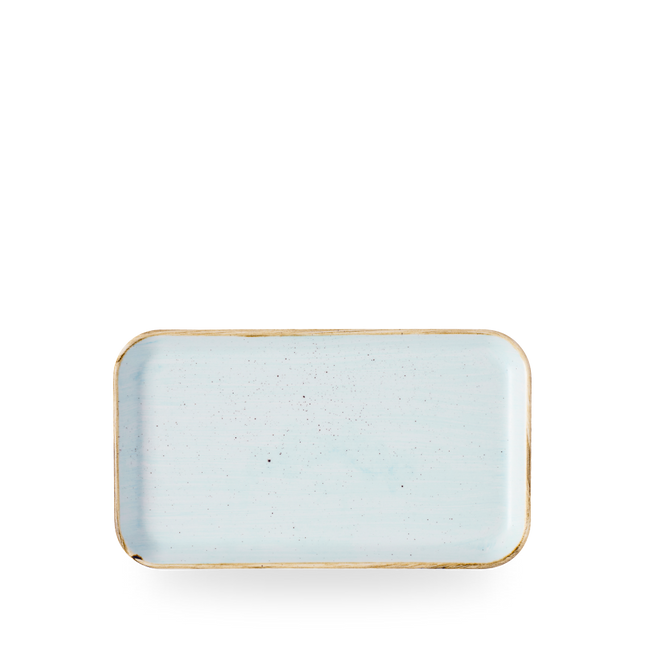 Churchill Stonecast Duck Egg Blue rechthoekig bord 26 x 15 cm