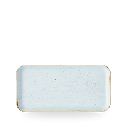 Churchill Stonecast Duck Egg Blue rechthoekig bord 30 x 15 cm