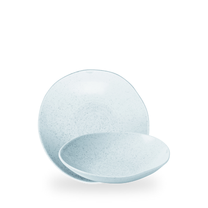 Churchill Stonecast Duck Egg Organic coupekom 22,5 cm – eendenblauw porseleinen kom voor voorgerechten