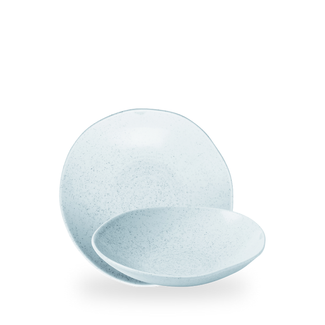 Churchill Stonecast Duck Egg Organic coupekom 22,5 cm – eendenblauw porseleinen kom voor voorgerechten