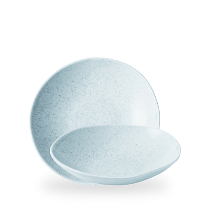 Churchill Stonecast Duck Egg Organic coupekom 25 cm – eendenblauw porseleinen kom voor salade en soep