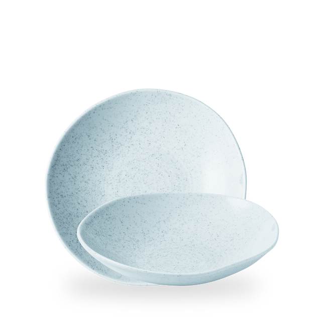Churchill Stonecast Duck Egg Organic coupekom 25 cm – eendenblauw porseleinen kom voor salade en soep