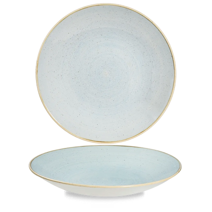 Stonecast Duck Egg Deep Coupe Plate 28cm 12/box