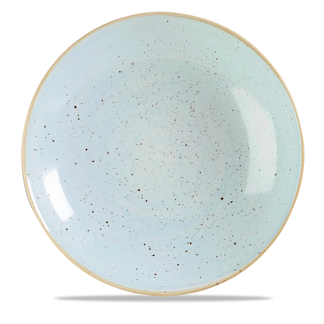 Churchill Stonecast Duck Egg grote coupekom Ø 30 cm – zachtblauw porseleinen kom voor horeca
