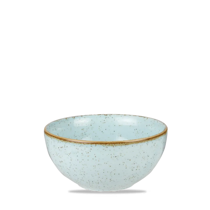 Churchill Stonecast Duck Egg soepkom 473 ml – zachtblauw porseleinen kom voor restaurants