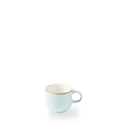 Churchill Stonecast Duck Egg Bubble Mug 280 ml – porseleinen mok in eendeneiblauw – set van 12 – APS Glass & Bar Supply