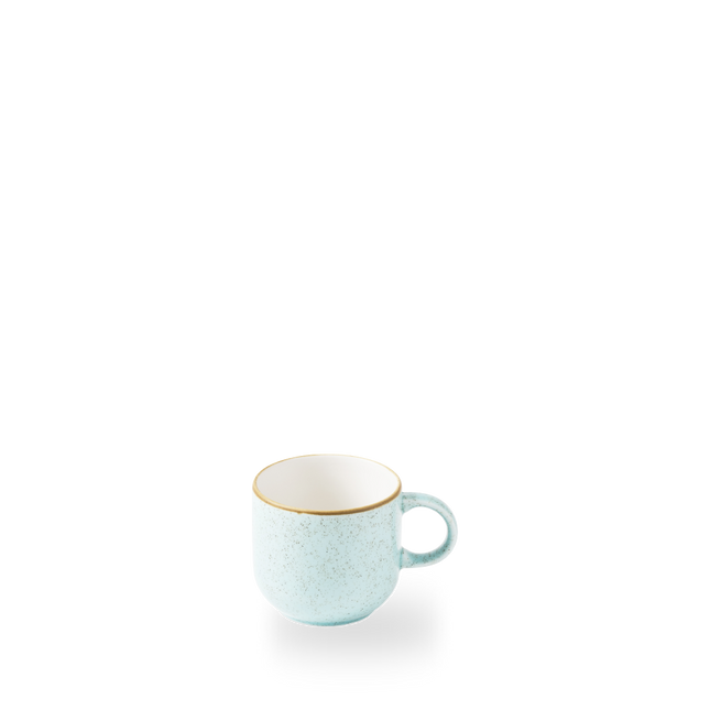 Churchill Stonecast Duck Egg Bubble Mug 340 ml – porseleinen mok in eendeneiblauw – set van 12 – APS Glass & Bar Supply

