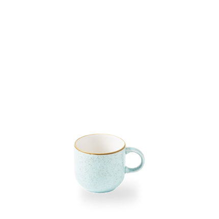 Churchill Stonecast Duck Egg Bubble Mug 450 ml – grote porseleinen mok – set van 6 – APS Glass & Bar Supply