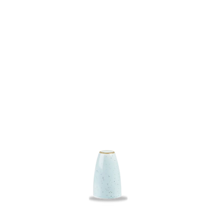 Churchill Stonecast Duck Egg Profile zoutstrooier 7 cm – zachtblauw porseleinen zoutvaatje voor horeca