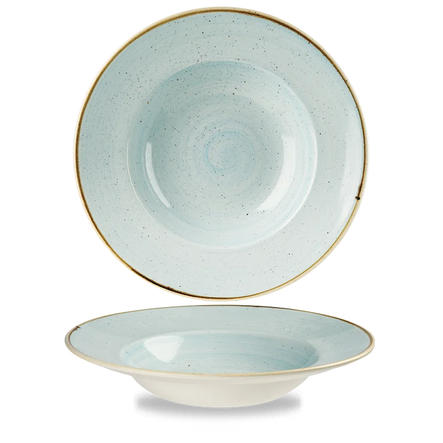 Stonecast Duck Egg Profile Wide Rim Bowl Large 28cm 12/box