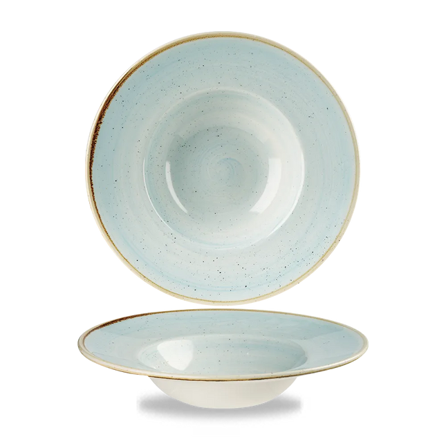 Stonecast Duck Egg Profile Wide Rim Bowl Med 24cm 12/box