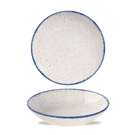 Churchill Stonecast Hints Indigo coupekom Ø 18,6 cm – porseleinen kom voor restaurants en bars