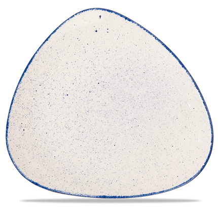 Churchill Stonecast Hints Indigo Lotus bord Ø 31,1 cm – groot diepblauw porseleinen bord voor horeca