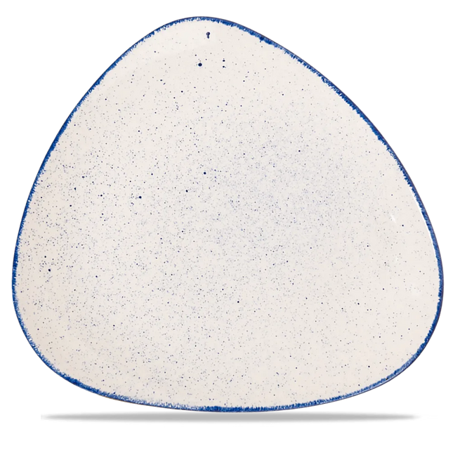 Churchill Stonecast Hints Indigo Lotus bord Ø 31,1 cm – groot diepblauw porseleinen bord voor horeca