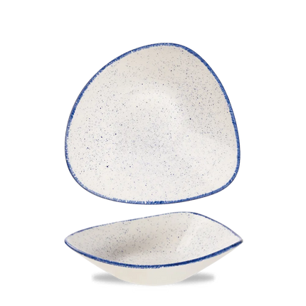 Churchill Stonecast Hints Indigo Lotus kom Ø 23,5 cm – diepblauw porseleinen kom voor horeca