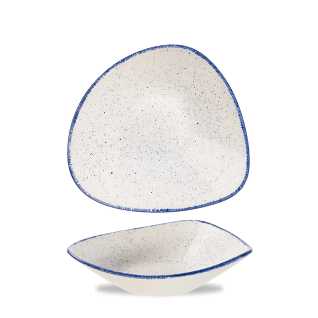 Churchill Stonecast Hints Indigo Lotus kom Ø 23,5 cm – diepblauw porseleinen kom voor horeca