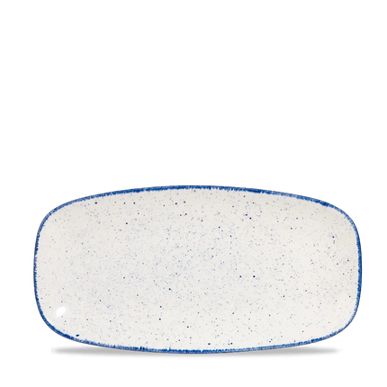 Churchill Hints Indigo ovaal chefsbord 29,8 x 15,3 cm – diepblauw porseleinen bord voor fine dining