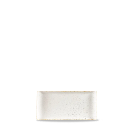 Stonecast Hints Barley White Rectangle Buffet Tray 30cm 6/box