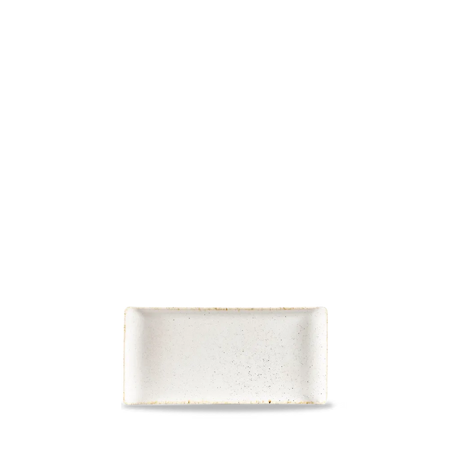 Stonecast Hints Barley White Rectangle Buffet Tray 30cm 6/box