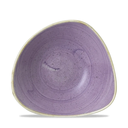Churchill Stonecast Lavender Lotus kom Ø 23,5 cm – lila gemarmerd porseleinen kom voor restaurants