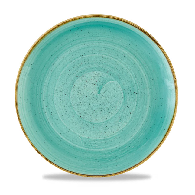 Churchill Stonecast Mint coupe bord Ø 28,8 cm – groot mintgroen bord voor horeca