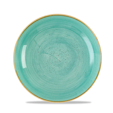 Churchill Stonecast Mint coupe kom Ø 24,8 cm – ruime mintgroene serveerkom voor horeca