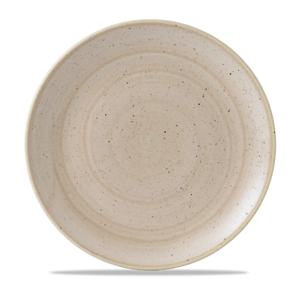 Churchill Stonecast Nutmeg Cream evolve coupebord Ø 29 cm – crèmekleurig porseleinen bord voor horeca