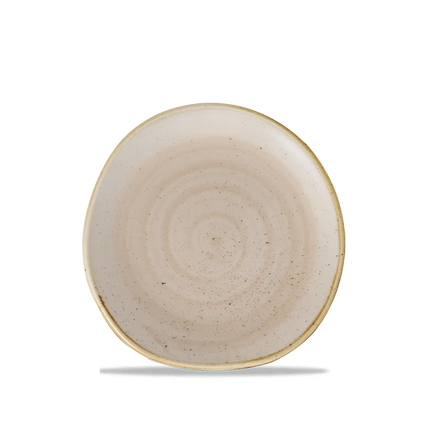 Churchill Stonecast Nutmeg Cream rond bord met rand Ø 18,6 cm – klein crèmekleurig bordje voor horeca