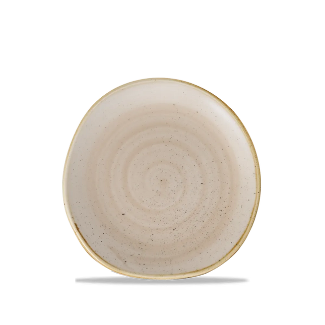 Churchill Stonecast Nutmeg Cream rond bord met rand Ø 18,6 cm – klein crèmekleurig bordje voor horeca
