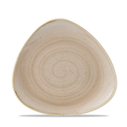 Stonecast Nutmeg Cream Lotus Plate 18cm 12/box