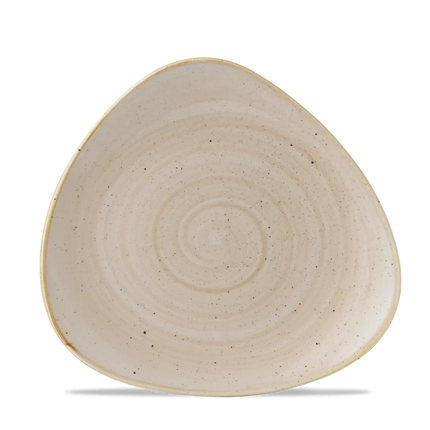 Stonecast Nutmeg Cream Lotus Plate 23cm 12/box