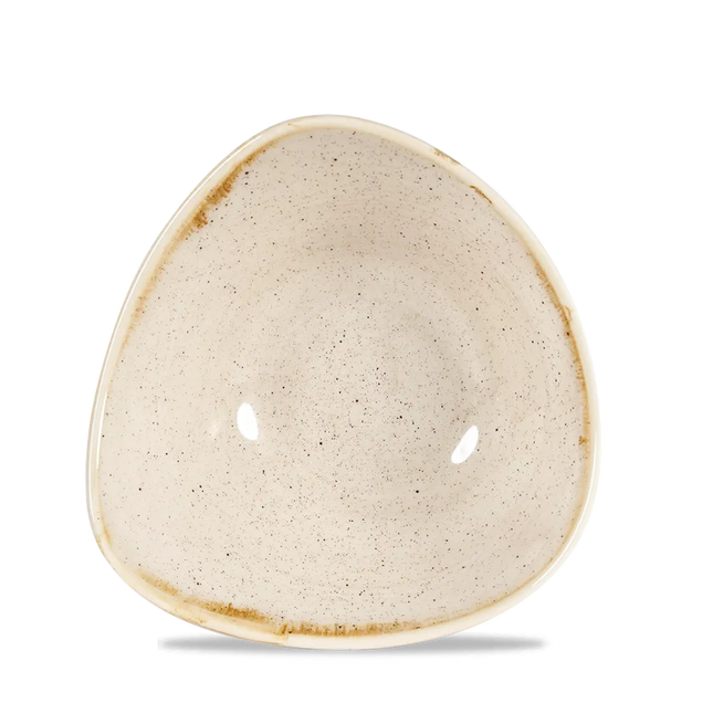 Churchill Stonecast Nutmeg Cream Lotus kom Ø 18 cm – crèmekleurig gemarmerd porseleinen kom voor fine dining