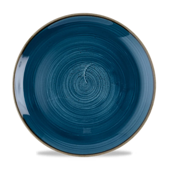 Churchill Stonecast Java Blue coupe bord Ø 28,8 cm – groot blauw bord voor horeca