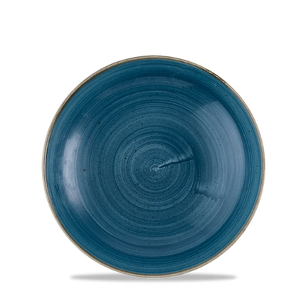 Churchill Stonecast Java Blue coupe kom Ø 18,2 cm – blauwe kom voor bistro's