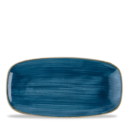 Stonecast Java Blue Oblong Plate 29,8x15,3cm 12/box