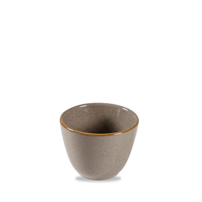 Churchill Stonecast Grey chip mok 296 ml – grijs porseleinen mok met oor voor café en horeca