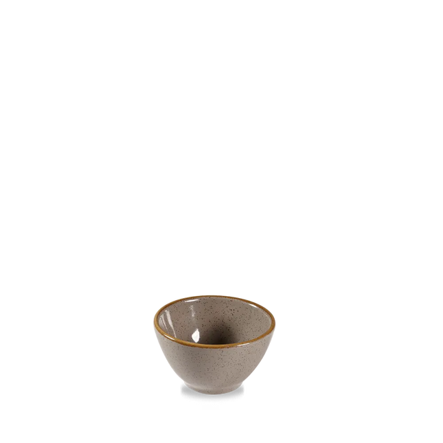 Churchill Stonecast Grey dipperpotje 59 ml – klein grijs sauskommetje voor restaurants