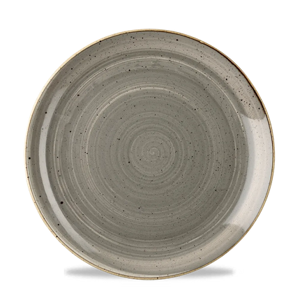 Stonecast Grey Evolve Coupe Plate 27 cm 12/box
