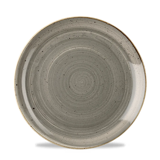 Stonecast Grey Evolve Coupe Plate 9" 12/box