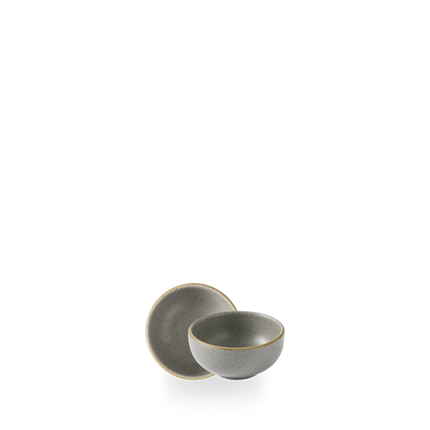 Churchill Stonecast Peppercorn Grey grazing bowl 9 cm