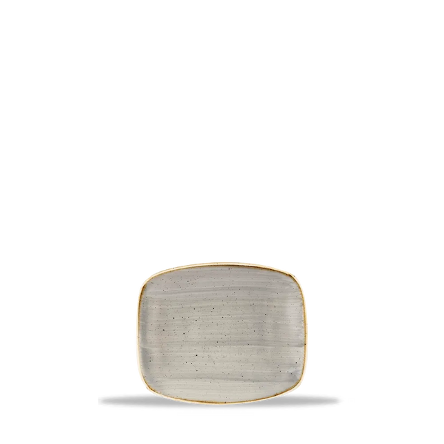 Stonecast Grey Oblong Chefs Plate 6 x 13cm 12/box