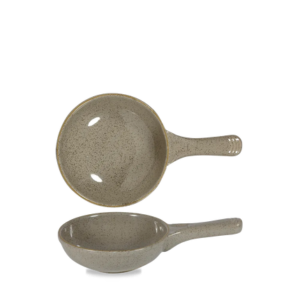 Churchill Stonecast Grey mini-skillet 384 ml – porseleinen pannetje voor buffetten en catering