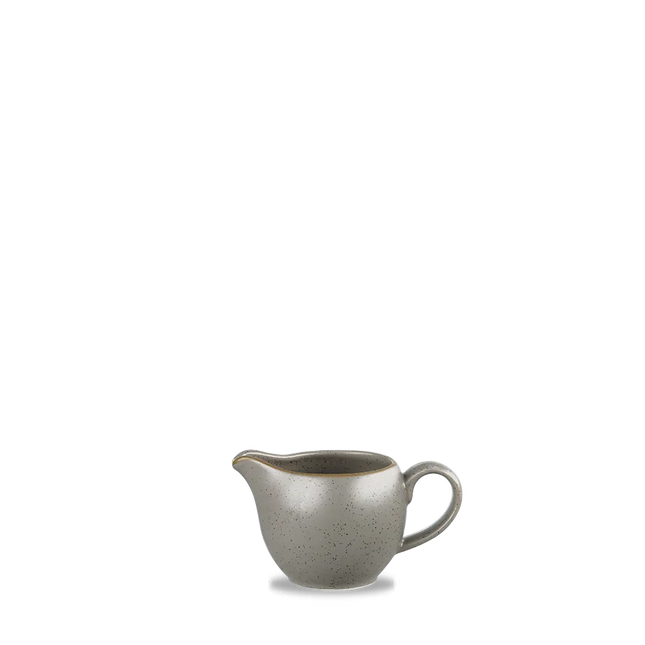 Churchill Stonecast Grey Profile schenkkannetje 118 ml – porseleinen kannetje voor buffetten en catering