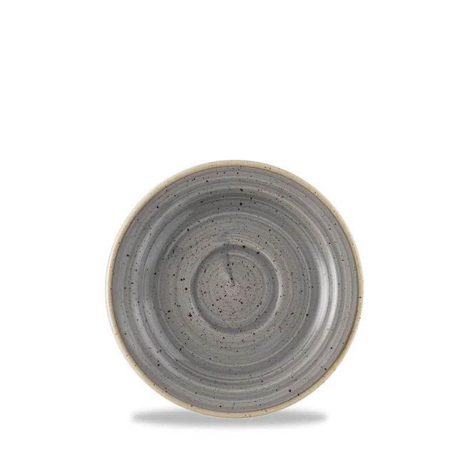Stonecast Grey Profile Saucer 15cm 12/box