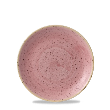 Churchill Stonecast Petal Pink Evolve coupebord Ø 16,5 cm – randloos porseleinen bord voor professionele keukens