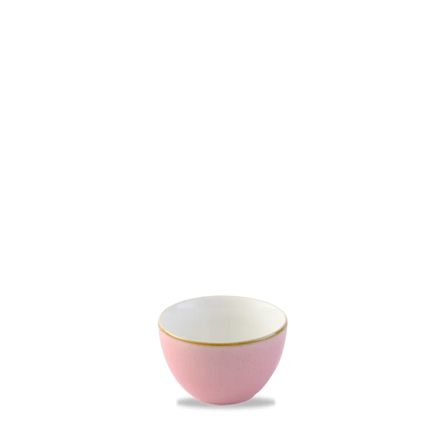 Churchill Stonecast Petal Pink suikerpot 227 ml – gespikkelde porseleinen suikerpot voor horeca