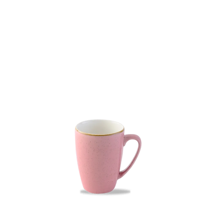 Churchill Stonecast Petal Pink mok 340 ml – gespikkelde porseleinen mok voor koffie en thee