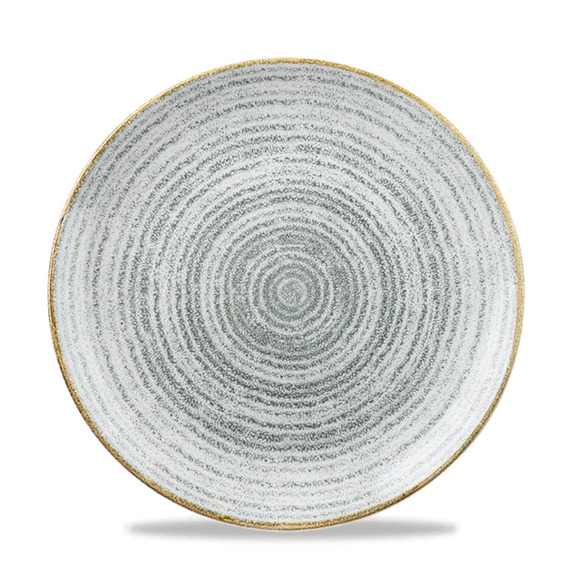 Studio Prints Stone Grey Evolve Coupe Plate 26cm 12/box