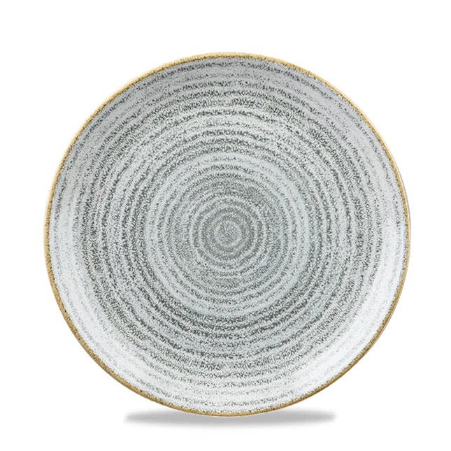 Studio Prints Stone Grey Evolve Coupe Plate 22cm 12/box